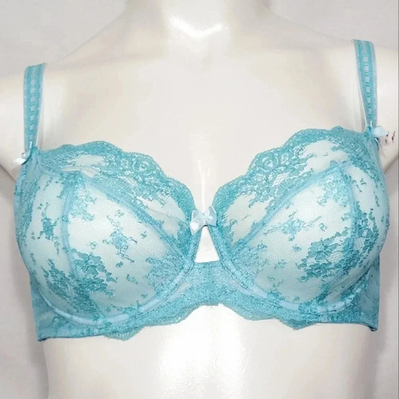 42C Paramour 115005 Captivate Underwire Bra Aquarelle NWT - Picture 1 of 12